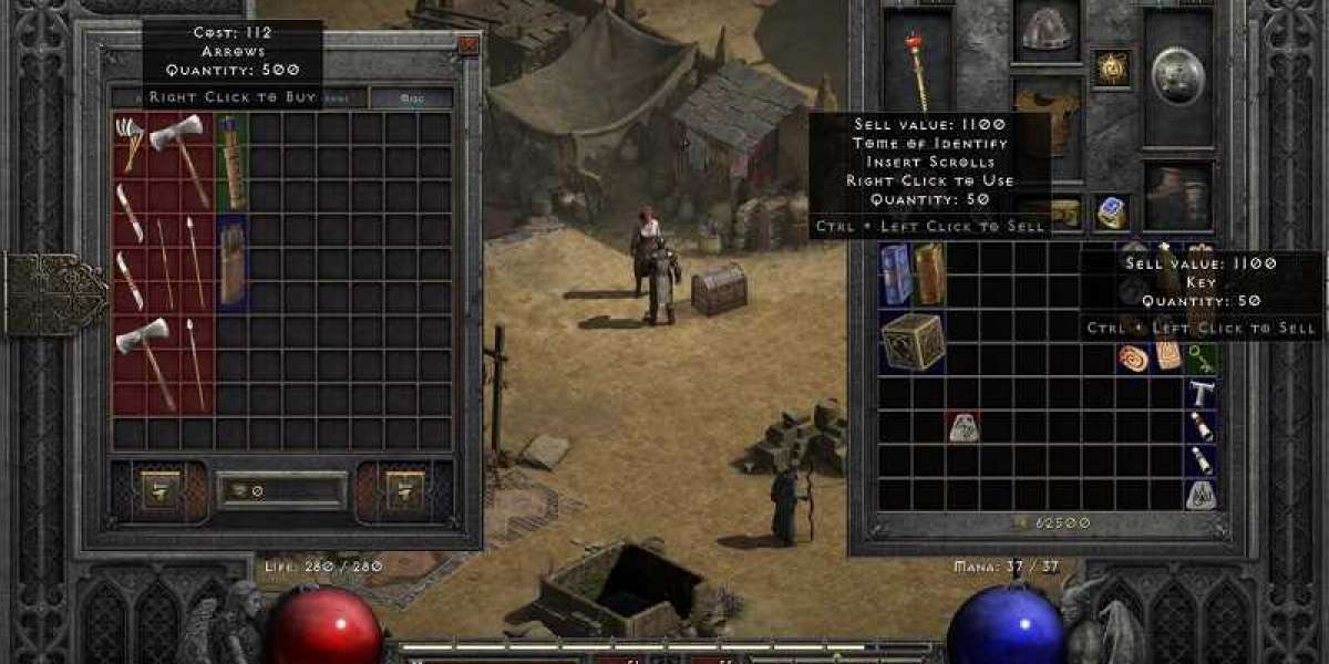 Instructions on how to craft a Leaf Staff in Diablo 2 Resurrected