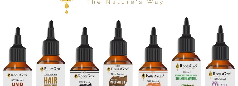 RootsGro Oragnic and Natural Hair Oil Cover Image