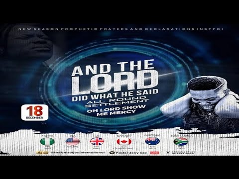 OH LORD SHOW ME MERCY || AND THE LORD DID WHAT HE SAID [DAY 3] || NSPPD || 18TH DECEMBER 2024 - YouTube