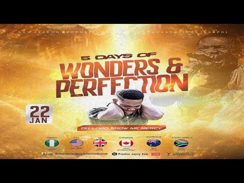 OH LORD SHOW ME MERCY || 5 DAYS OF WONDERS AND PERFECTION [DAY 3] || NSPPD || 22ND JANUARY 2025 - YouTube