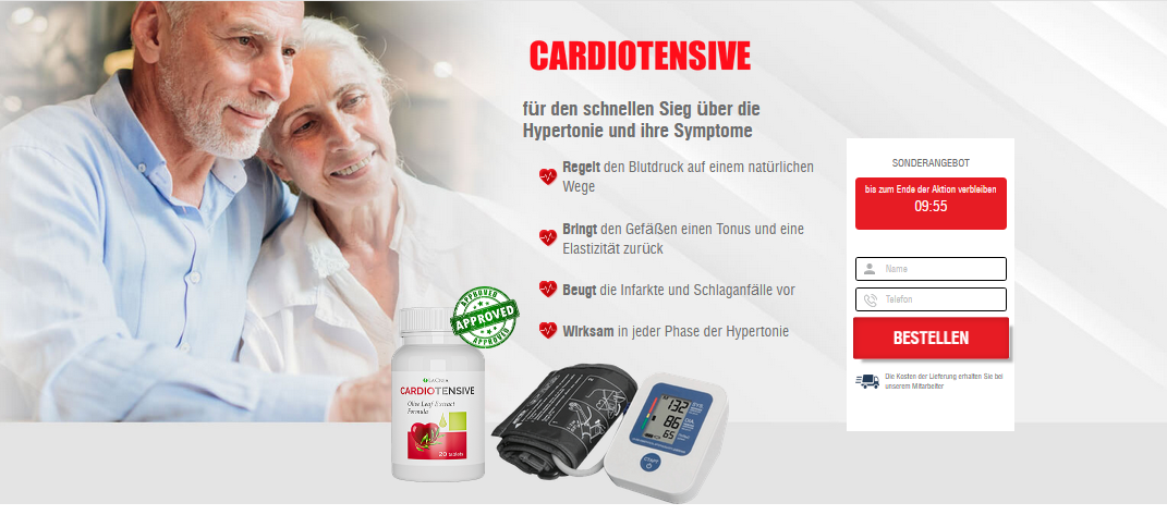 Cardiotensive Kaufen - Cardiotensive Stiftung Warentest | Inhaltsstoffe!