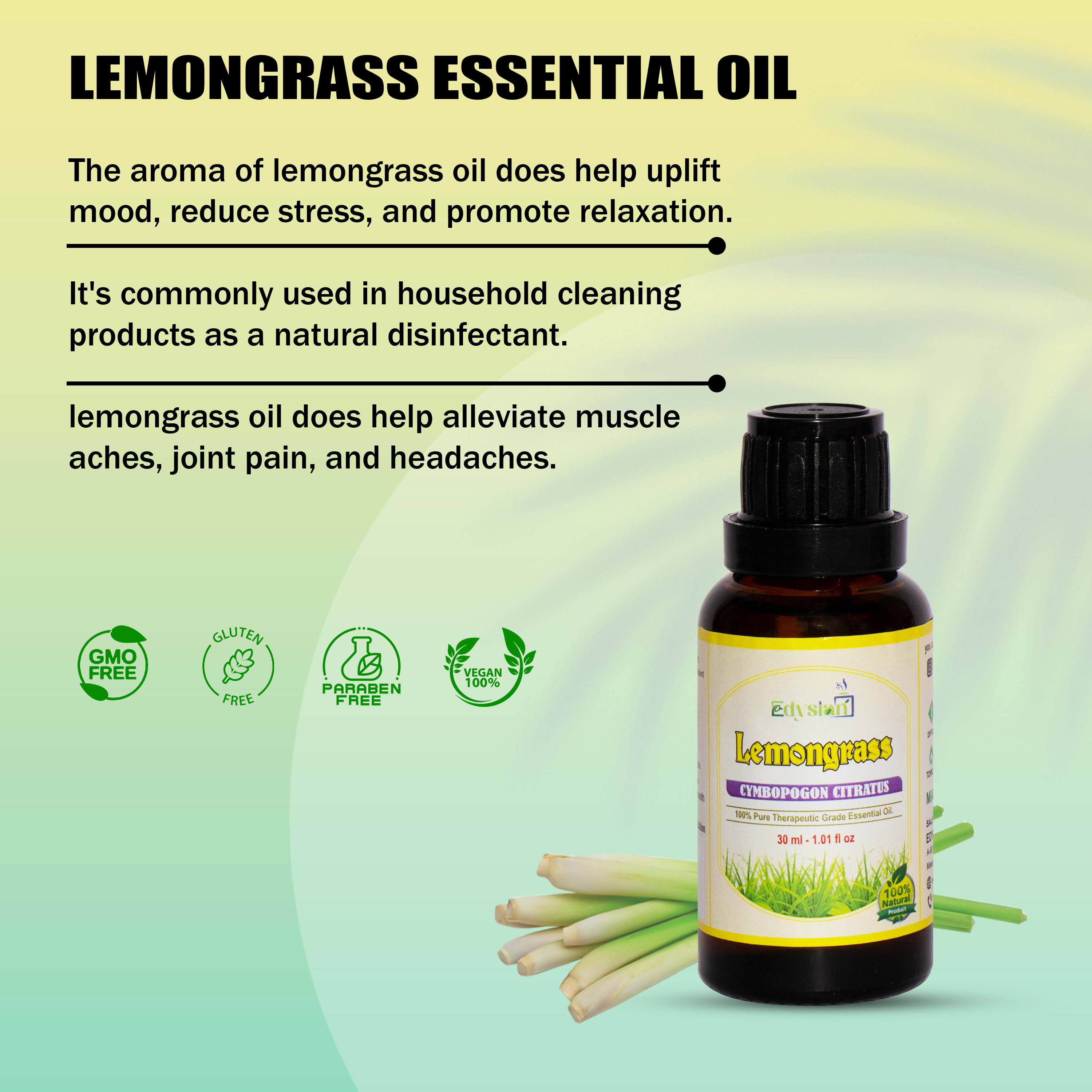 Lemongrass Essential Oil: The All-in-One Remedy for Beauty, Health & Home! | 01