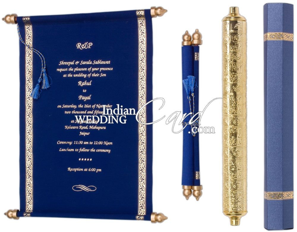 Unroll the Love Story: Quirky Scroll Invitations for Your Shaadi Saga