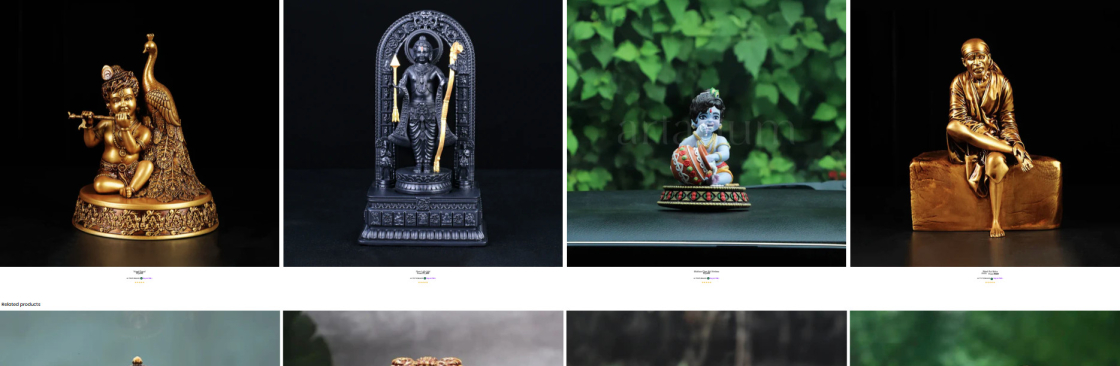 radha krishna statue Cover Image